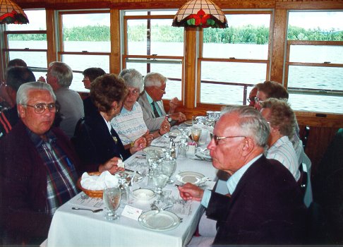 Mr. Bovee on left - Head table with friends